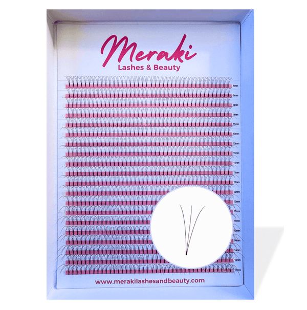 3D - D Curl - 0.07 - Short Stem professional lash supplies Australia