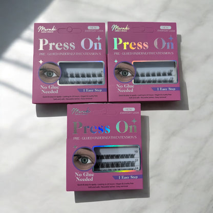 DIY Press-On Pre Glued Lashes