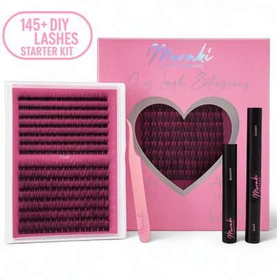DIY Lashes Mega Kit - 145 Segments + Bond & Remover | Meraki