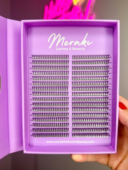 Anime Tower Lashes – 0.03 D Curl Lash Extensions (9–16mm Mixed Tray) - Meraki Lashes and Beauty
