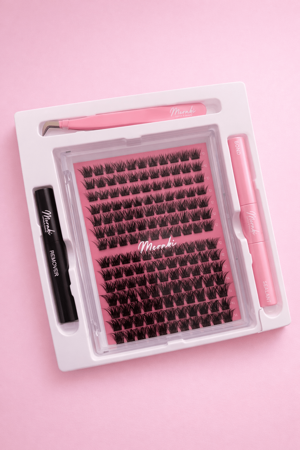 DIY Lash Extensions Australia – Meraki Mega Kit (145 Segments) - Meraki Lashes and Beauty