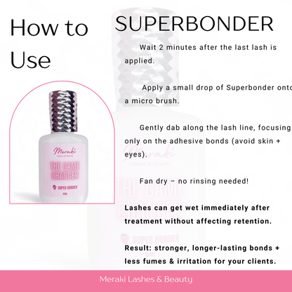 Meraki Superbonder | Lash Retention Booster - Meraki Lashes and Beauty