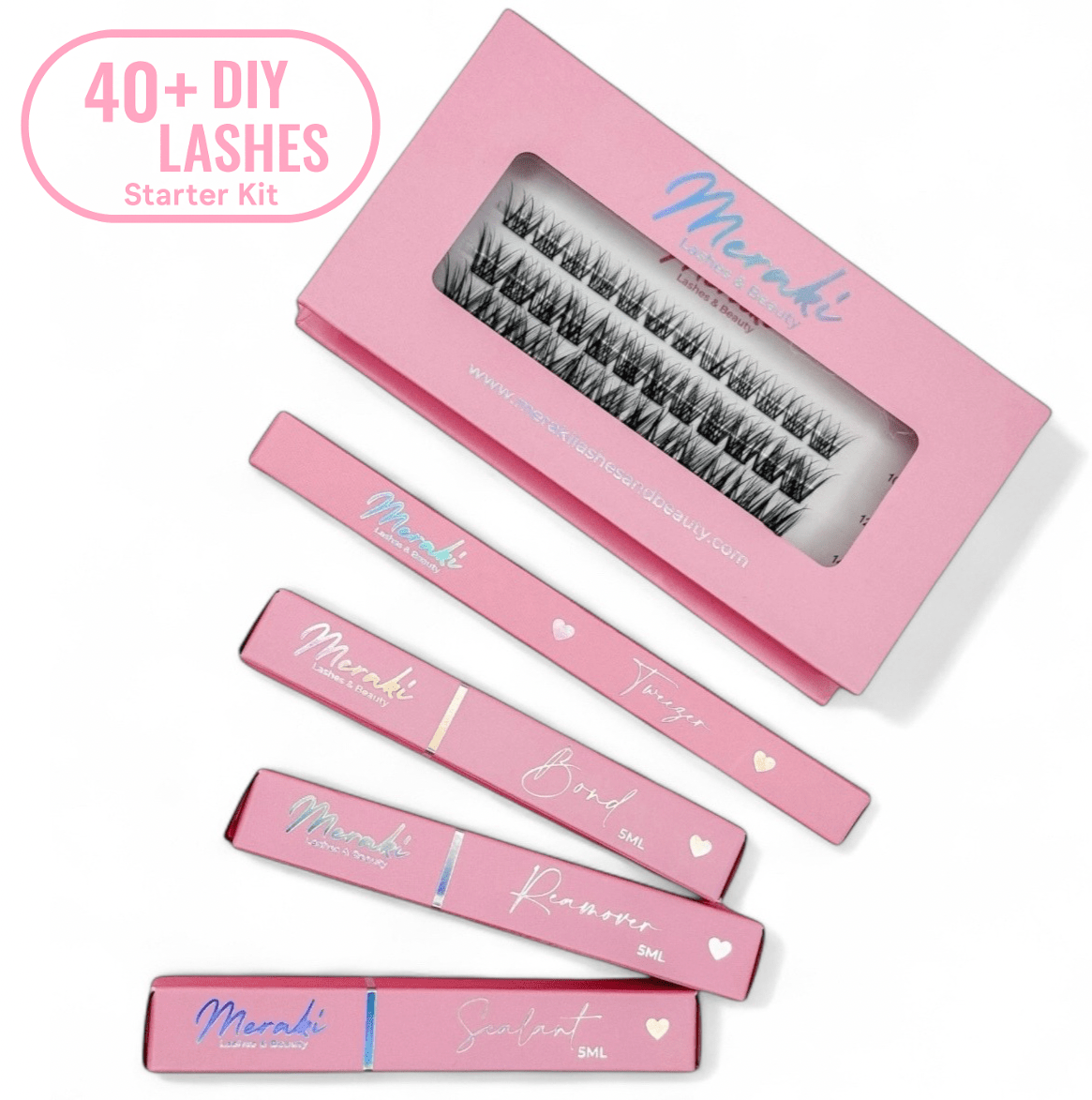 DIY Lash Starter Kit - 1 Tray | Meraki - Meraki Lashes and Beauty