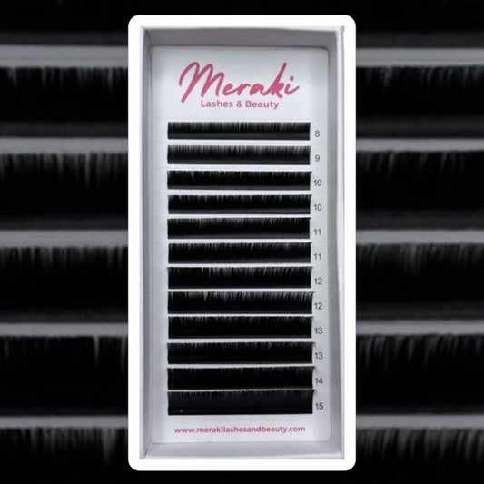 Classic 0.15 Lash Extensions - Individual | Meraki - Meraki Lashes and Beauty