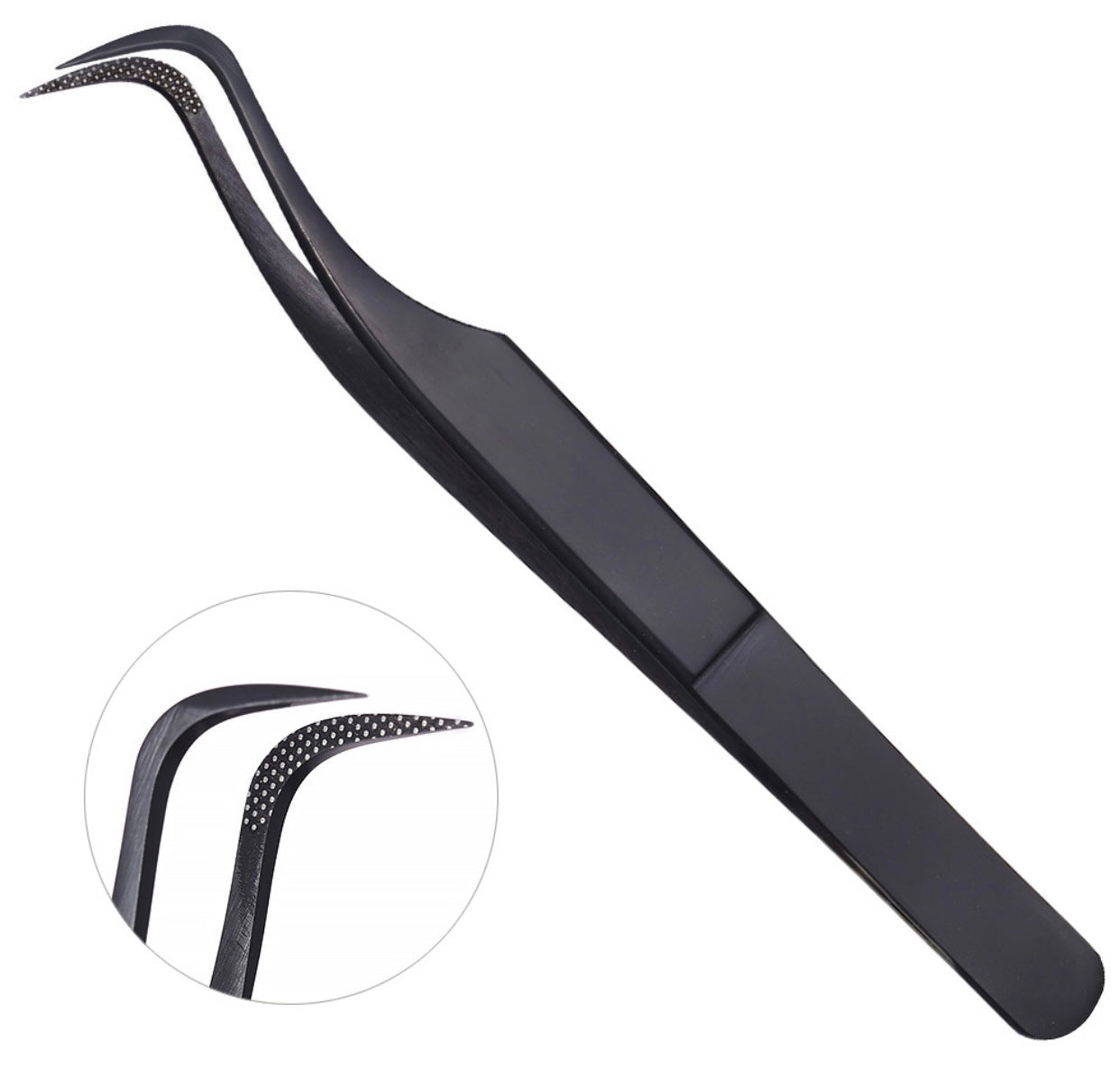 M Narrow Fibre Tip Tweezers Meraki Lashes and Beauty