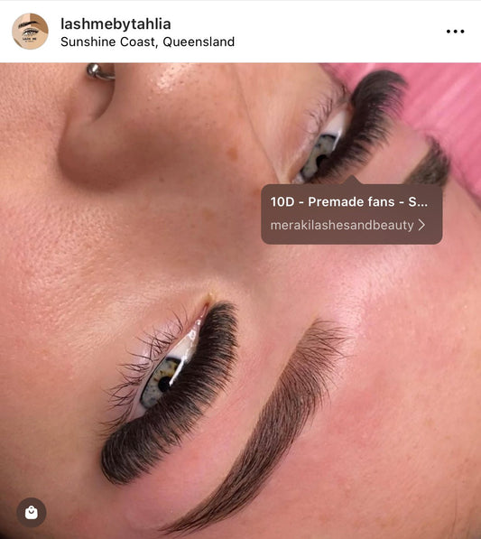 10D Short Stem Volume Fans - 0.05 D Curl | Meraki - Meraki Lashes and Beauty